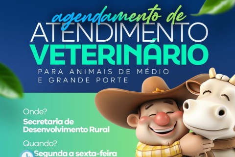 Atendimento Veterinário Gratuito para Animais de Médio e Grande Porte já está disponível em Baixa do Meio